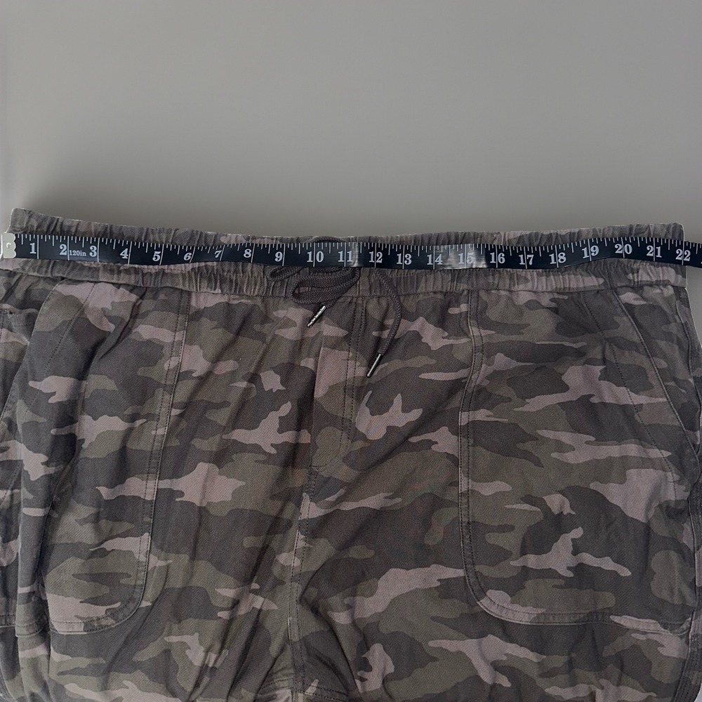 Athleta Farallon Camo Thick Knit Joggers Cotton Stretch Pockets Women's Plus 24 - Picture 8 of 13